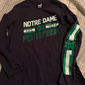 GREAT- long sleeve notre dame long sleeve